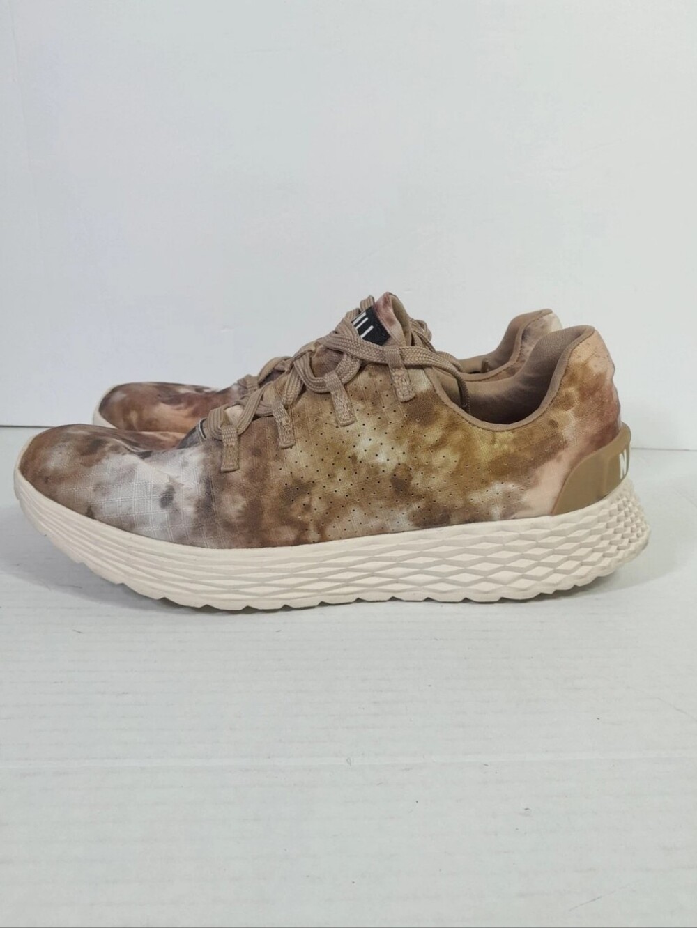 NOBULL Ripstop Runner Earth Tie-Dye Sneaker Men  7 Women 8.5